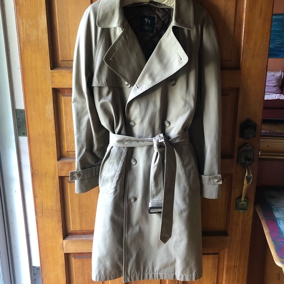 Men’s/ Unisex Hart Schaffner Marx Trench Sz 38R - Picture 4 of 14